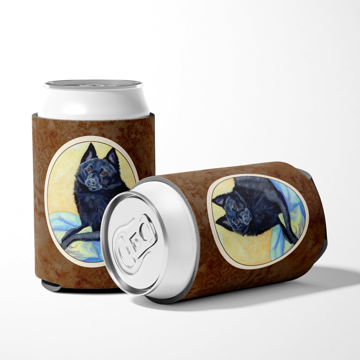 Caroline's Treasures 7152CC Schipperke Sweet Dreams Can or Bottle Hugger, Can Hugger, multicolor