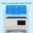 thumbnail image 4 of VECYS Nugget Ice Maker W/ Side Water Tank, 33LBS/Day Self-Cleaning, Grey, 4 of 7