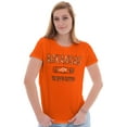 thumbnail image 4 of Arkansas Boar Stenciled Distressed Womens Slim Fit Graphic Tee Brisco Brands S, 4 of 5