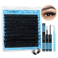 thumbnail image 1 of Kit de extensiones de pestañas Yawamica Lash Clusters 200D 10-20 mm, 1 of 7