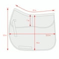 thumbnail image 5 of ECP Correction Dressage Saddle Pad - Memory Foam Pockets, 5 of 5
