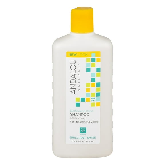 Andalou Naturals Sunflower & Citrus Shampoo, 11.5 FL OZ