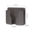 thumbnail image 4 of Phone Wall Holder Mobile Phone Wall Mounted Charging Stand Shelf Bedside Cellphone Bracket, Grey, 4 of 8