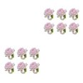 thumbnail image 1 of Servilletero de Flores Artificiales Toystoory 6 uds Lino Colorido Rosado, 1 of 6