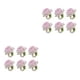 thumbnail image 3 of Servilletero de flores artificial Monstrate 6 piezas hecho a mano decorativo Rosado, 3 of 6