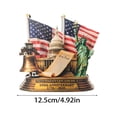 thumbnail image 6 of XINGAG Patriotic Tabletop Decorations, 250th Anniversary 1776–2026 4th of July Table Decorations Red White Blue Table Centerpieces American Flag Sign for Office Tiered Tray Home Shelf Party, 6 of 9
