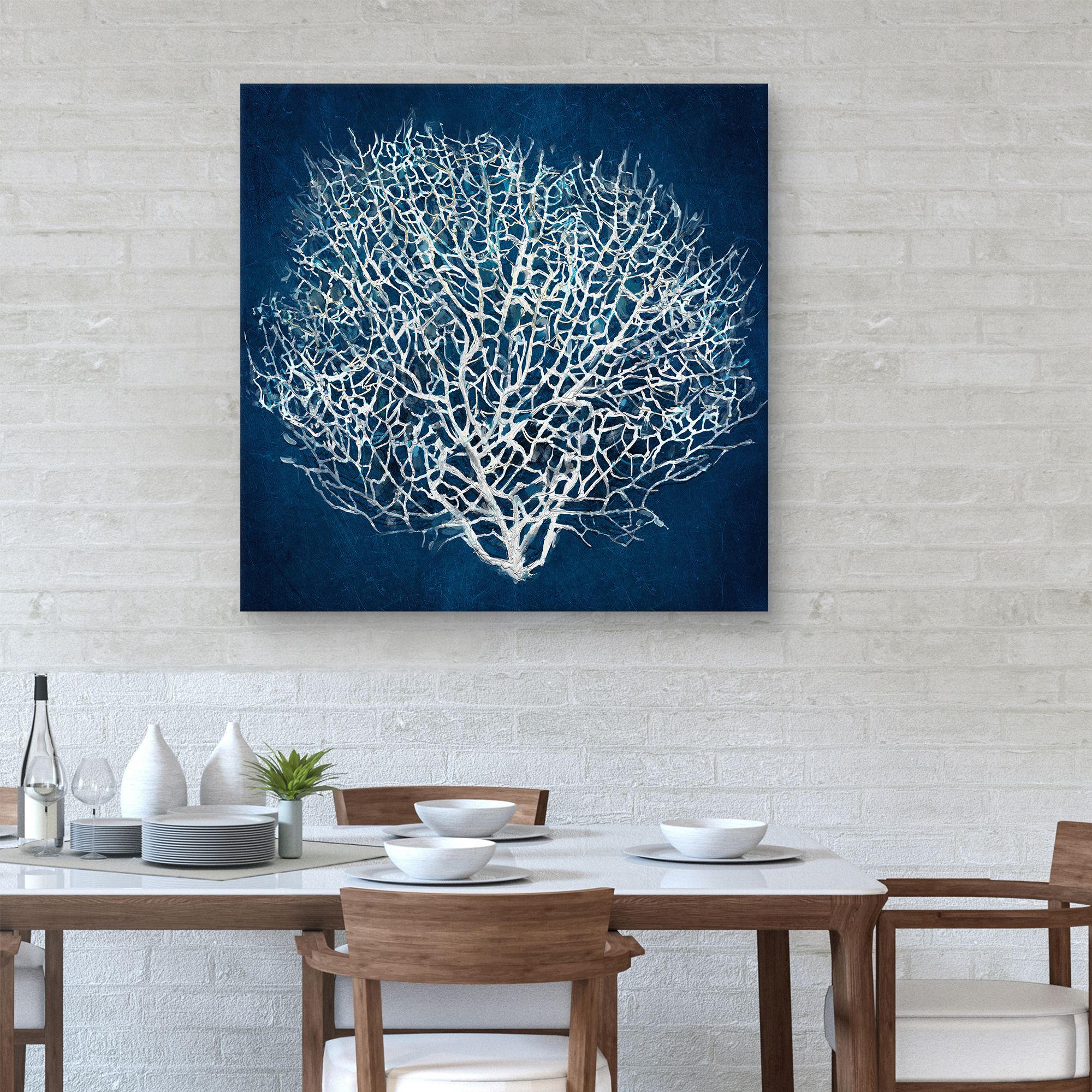 San Fan II by Studio Arts Canvas Art Print