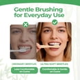 thumbnail image 6 of GENKENT Bamboo Toothbrush, 12 Pack Ultra Soft Bristles BPA Free Wooden Toothbrush with Individual Wrapped, Eco-Friendly Manual Toothbrush for Adult, 6 of 7