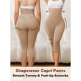 thumbnail image 5 of Athlemo Shapewear for Women Capris Leggings Tummy Control High Waist Shaper Butt Lifting, 5 of 7