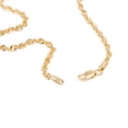 thumbnail image 4 of Cadena Collar Torsal Ametrinaa 2.5mm Unisex 45cm Oro Italiano Hueco 10k, 4 of 5