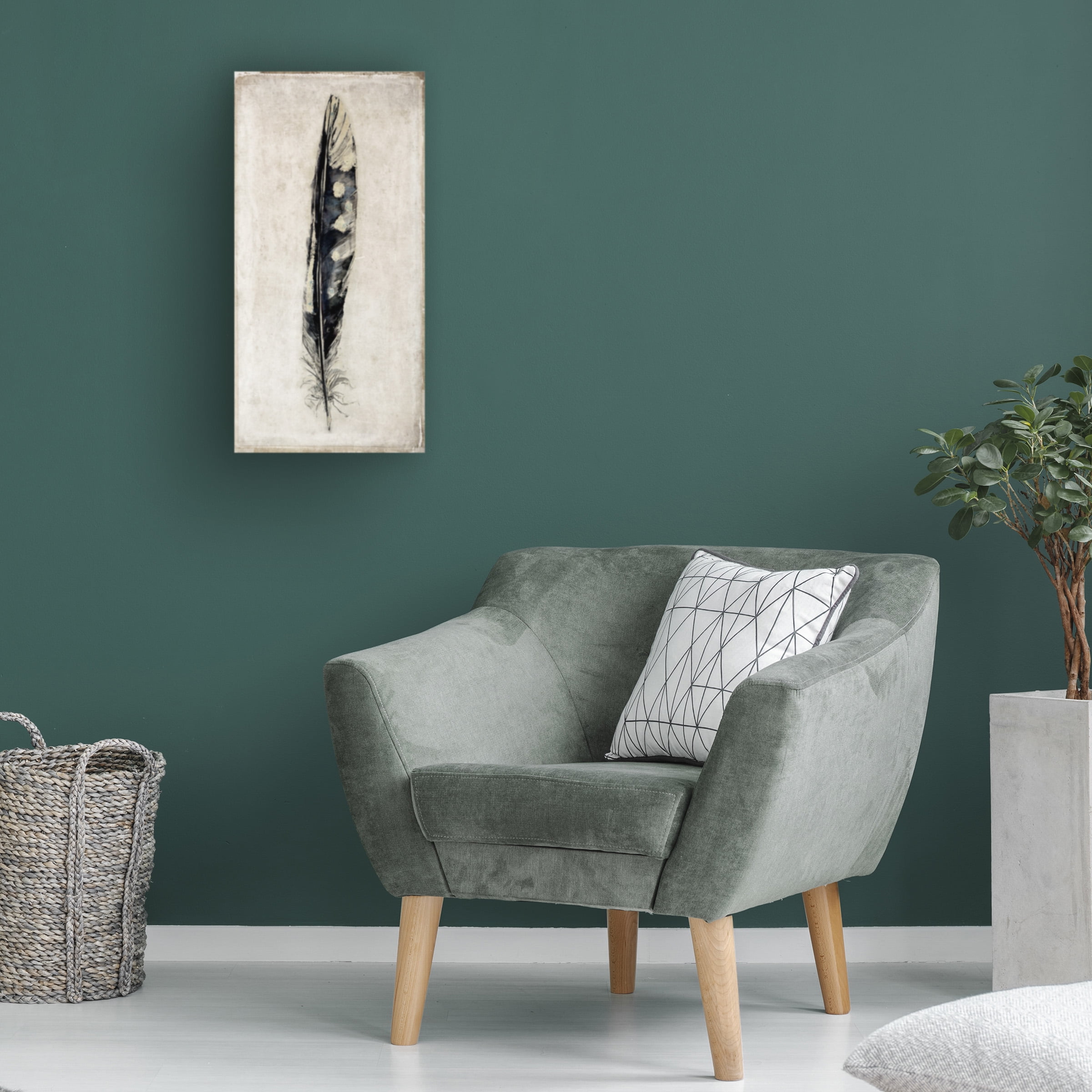 Symposium Design 'Feather 3' Canvas Art