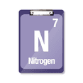 thumbnail image 1 of N Azote Élément Checal Science Presse-Papiers Dossier Écriture Pad Support Plaque A4, 1 of 4