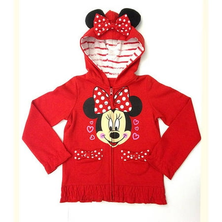 Minnie Mouse Costume Zip Hoodie (Toddler Girls)
