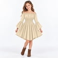 thumbnail image 2 of JAJAHO Girls Renaissance Dress Off Shoulder Bell Sleeve Pirate Halloween Dress For Carnival Party 3-11Y, 2 of 4