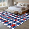 thumbnail image 5 of Independence Day Washable Area Rug 5 x 8 ft Flag Day Pentagram, Soft Non Slip Rugs Stain Repellent Indoor Felt Carpet for Living Dining Room Bedroom Home Office, 5 of 9