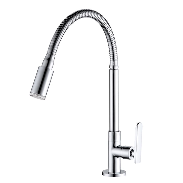 Kearding Grifo de agua LED colorido Control de temperatura Grifo de corriente de agua Grifo para baños de cocina Juegos de accesorios de baño 1 color Kearding JJ23523-03B