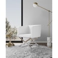 thumbnail image 2 of Manhattan Comfort HollyWood Faux Leather Accent Lounge Chair in White, 2 of 8