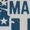 Ice Grey, variant on Smartprints Made in USA Vintage Flag Men's T-shirt, White, S