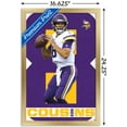 thumbnail image 3 of NFL Minnesota Vikings - Kirk Cousins 18 Wall Poster, 14.725" x 22.375", Framed, 3 of 3