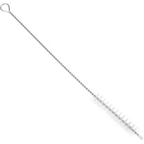 Melantax 1pc Stainless Steel Drinking Straw Brush Straw Cleaning Brush (20x0.8cm)