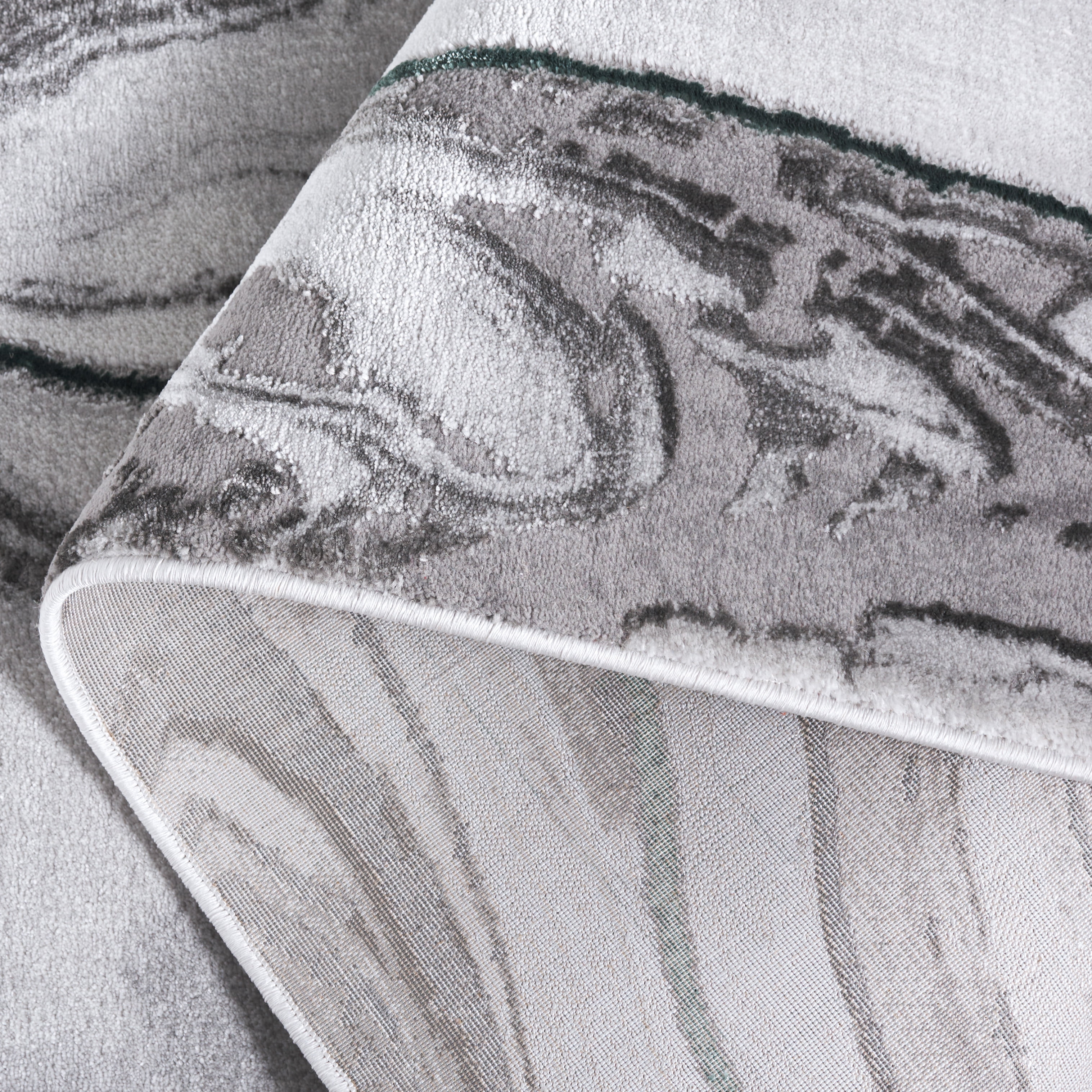 Safavieh Craft Angjelko Abstract Area Rug, Gray/Green, 2'7" x 5'