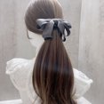 thumbnail image 2 of Jumpingount Pinza para el pelo para la cabeza, lazo multicapa, horquilla portátil, decoración, regalos de cumpleaños, horquilla para el pelo, fiesta de Accesorio para el cabello Gris Jumpingount AP011984-03, 2 of 6