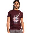 thumbnail image 3 of Duke - Camisetas de Guitarra Lightening Redbourn D555 Kingsize para Hombre (Burdeos), 3 of 3