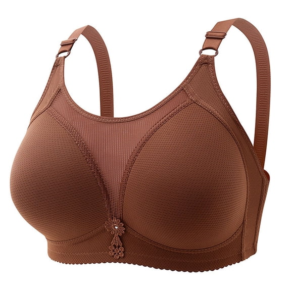 Bras for Women,Fashion Casual Breathable Seamless Tube Top Bra for Everyday Comfort and Support,Sports Bras for Women,Brown,48