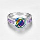 thumbnail image 1 of Star Crescent Ring Juego de 9 piezas Creative Retro Simple Alloy Joint Ring ShuxiuWang 8390612947216, 1 of 1