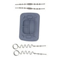 thumbnail image 2 of Divided Placemat, Reduce Mess Dishwasher Safe Slip  Baby Silicone Suction Plate Safe With 4 Toy Tethers For Toddlers, 2 of 7