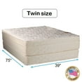thumbnail image 2 of DS USA Beverly Hills Firm Foam Eurotop Twin Size Mattress Set with Mattress Cover Protector - Fully Assembled, High Quality Fabric, Orthopedic Type, Longlasting Comfort, 2 of 6