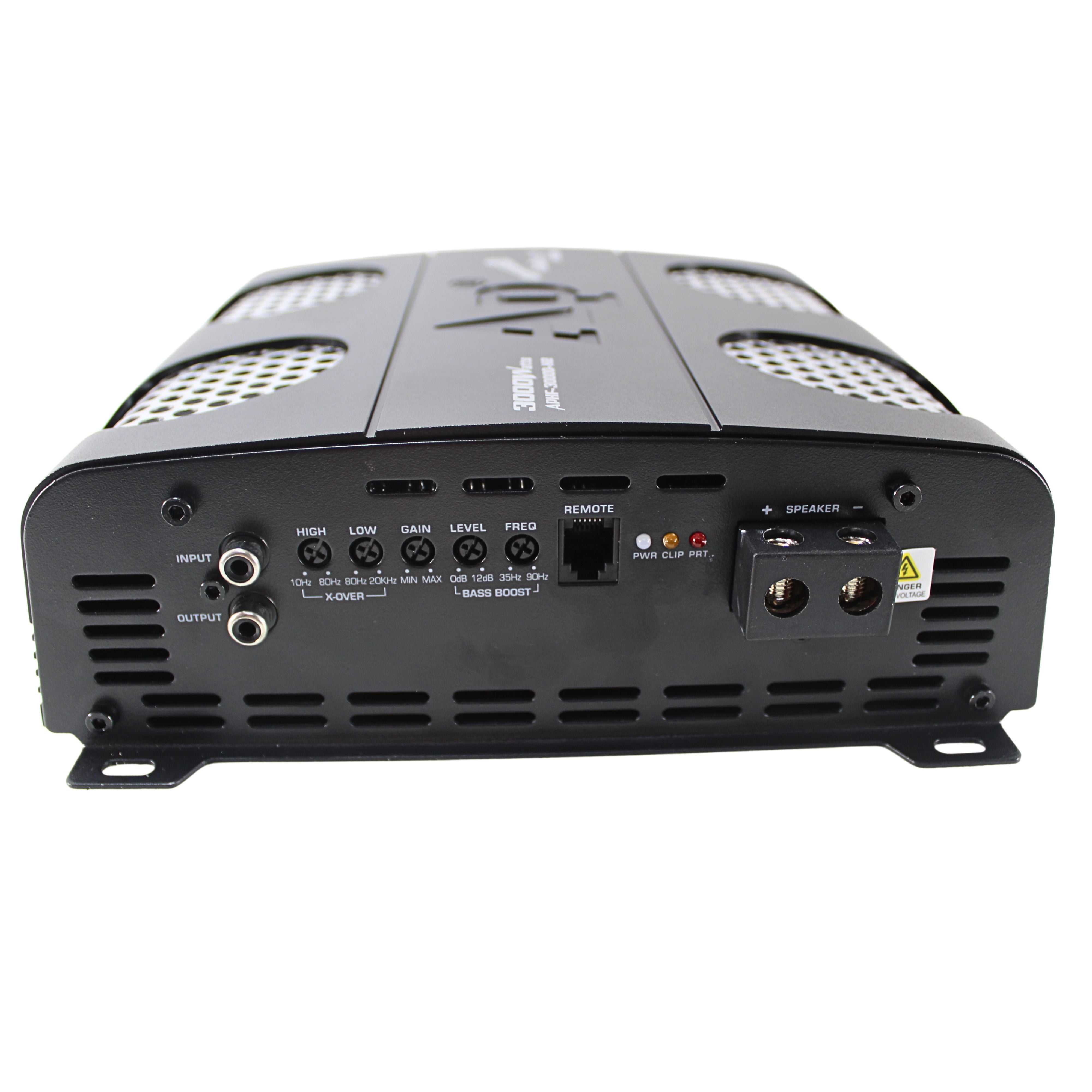 Audiopipe APHF-3000D-H2 Monoblock 3000W 2-Ohm Full Range Class-D Car Amplifier