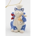 thumbnail image 3 of Ceramic Whisker Cat Chef Ornament 2x2x3.5 Decor Gift for Cat Lovers and Chefs, 3 of 3