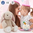 thumbnail image 3 of MorisMos 18" Bunny Stuffed Animals Rabbit Plushies Toy for Birthday Gift, 3 of 8