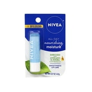 Nivea A Kiss Of Smoothness Hydrating Lip Care Spf 15, 0.17 Oz (Pack Of 5) Packaging May Vary