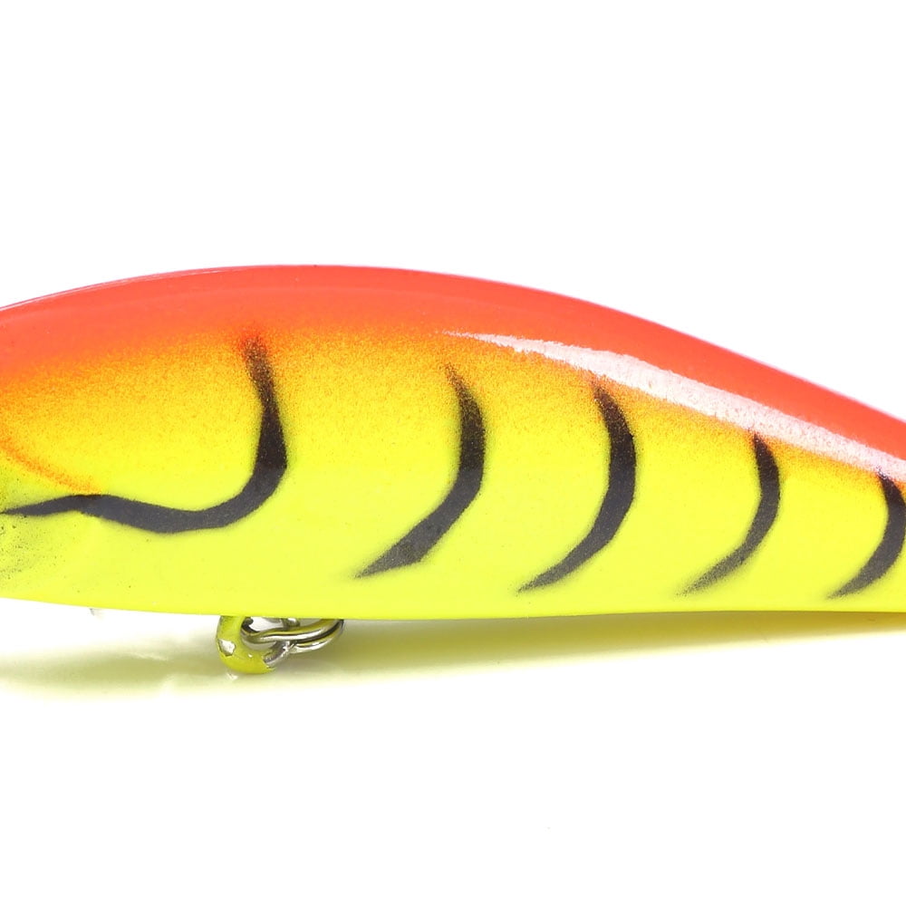 HENGJIA Fishing Lures Hard Bait Minnow VIB Lure with Treble Hook Life-Like Swimbait Fishing Bait Popper Crankbait Sinking Lure for Trout Bass Walleye Redfish, 9PCS