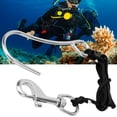 thumbnail image 6 of Scuba Diving Drift Hooks with Line Stainless Steel Clip Single Reef Hook Equipmentblack, 6 of 8