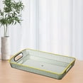 thumbnail image 3 of LCXmlly Modern Design Serving Tray Tray Serving Tray with Handles Tea Tray Diner Party Home Food Serving Tray Transparent Thickened Snack Fruit Coffee Tray, 3 of 8