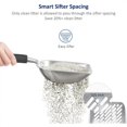 thumbnail image 2 of PEACNNG Cat Litter Scoop  Metal  13.8 x 5.3 in  Deep Shovel Poop Sifting with Long Handle  Pooper Lifter Works with All Type of Cat Litter  with Holder, 2 of 6