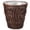 As Shown, variant on Wicker Waste Paper Bin Round Rubbish Basket with Liner