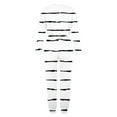 thumbnail image 5 of Long Sleeve Crew Neck Plus Size Casual Stripe Polyester Two Piece Set Of Tops And Pants,Women's Outfit Crewneck Pullover Pants Tracksuit Sweatsuits With Sweatpants, 5 of 5
