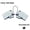 BW Hifi Version, variant on Corne 4×6 Layout 2 Knobs Split Ergonomics Hot-swappable MX Mechanical Keyboard Wired South RGB VIAL Programmable