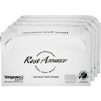 Impact Products, IMP25130873, Toilet Seat Covers, 1000 / Carton, White