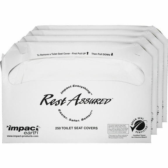 Impact Products, IMP25130873, Toilet Seat Covers, 1000 / Carton, White