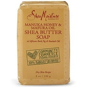 6 Pack - Shea Moisture Manuka Honey & Mafura Oil Shea Butter Soap 8 oz