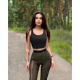 thumbnail image 4 of SURJDE Women's 3 Piece Tank Tops Ribbed Seamless Workout Exercise Shirts Yoga Crop Tops, 4 of 6