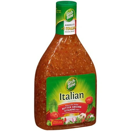 - (2 Pack) Wish-Bone Italian Dressing, 36 Fl Oz