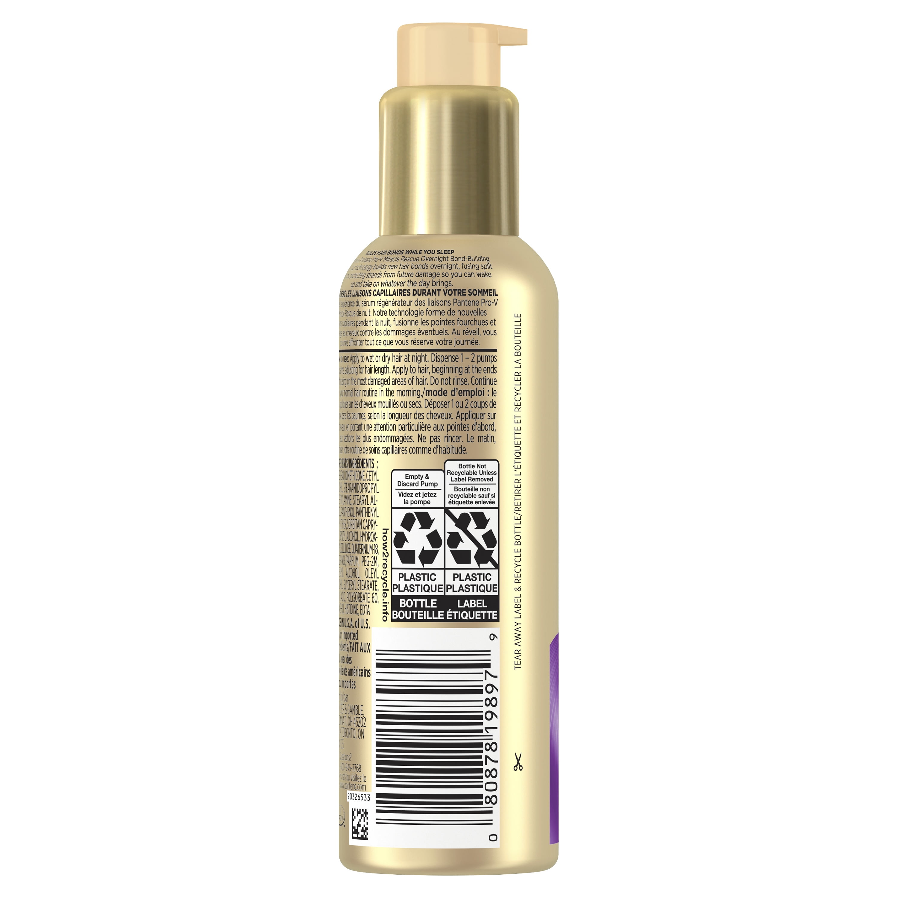 Pantene Pn Miracles Night Serum 3oz 90ml