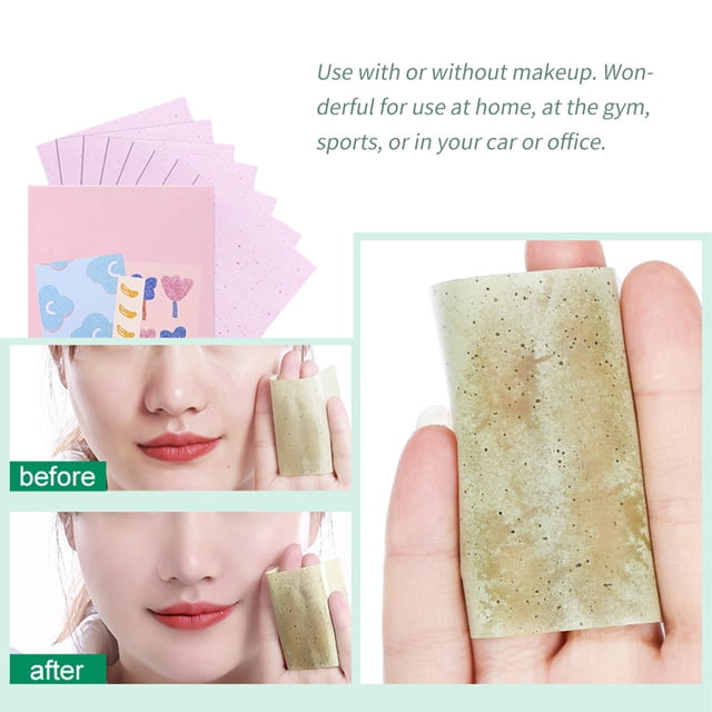 Maoww 1 Box Oil Control Papers Beauty Makeup Tools Facial Deep Cleaning Supply Face Blotting Sheets Comfortable Matting Wipes Type7 20Set