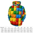 thumbnail image 2 of Building Blocks Construction Brick 3d Sweatshirts Hoodie Fashion Casual Personality Men's Women Street Hoodie Pullovers Long Sleeve Comfortable Top, 2 of 6